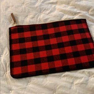 Buffalo plaid flannel bag